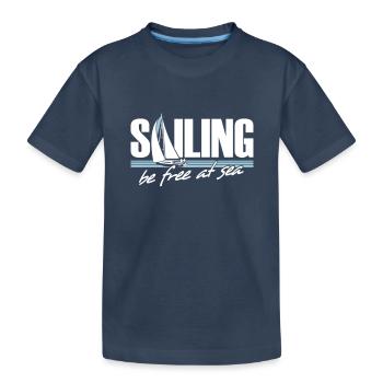 Navigation - T-shirt bio Premium Enfant - bleu marine - Devant