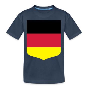 Allemagne - T-shirt bio Premium Enfant - bleu marine - Devant