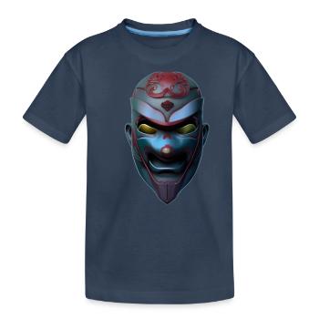 Samouraï master warriors - T-shirt bio Premium Enfant - bleu marine - Devant