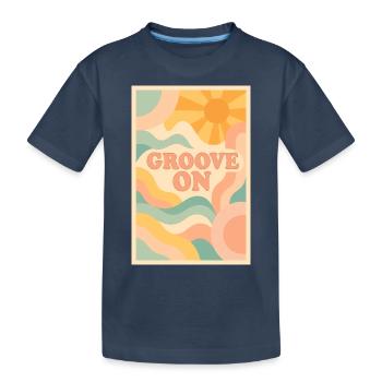 Groove on - T-shirt bio Premium Enfant - bleu marine - Devant