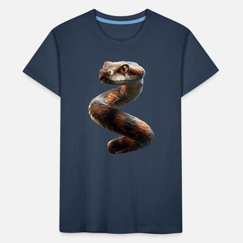 snake, python, cobra, rattlesnake, snakes Kids' Premium Organic T-Shirt