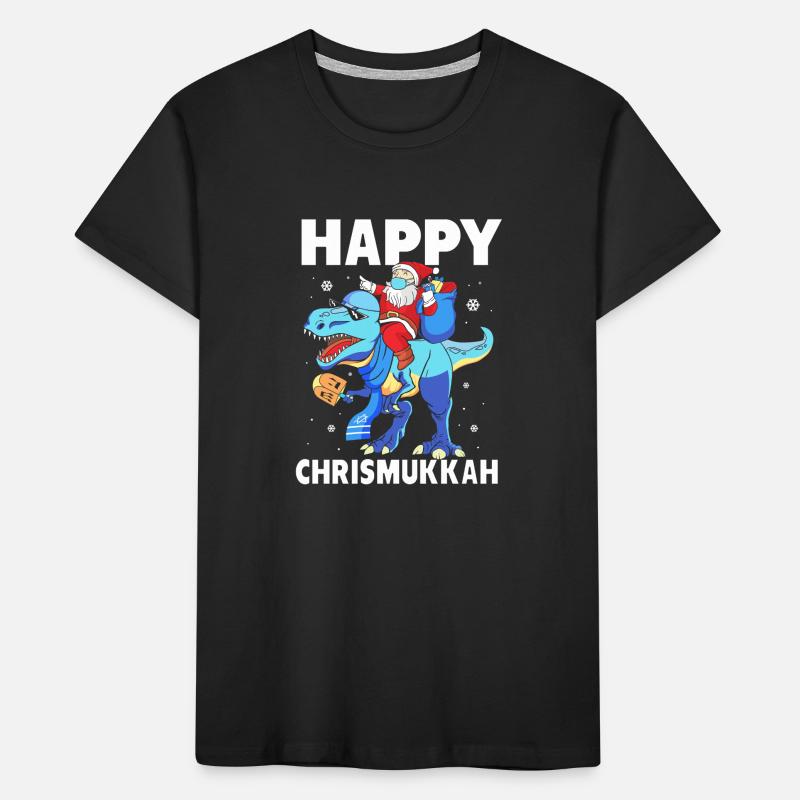 Hanoukka Hanoukka Hanoukka Noël T-shirt bio Premium Enfant