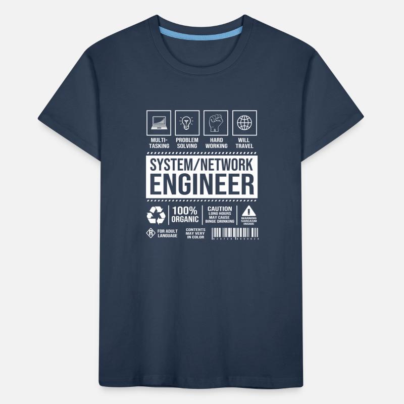 Network Computer Scientist Programmer Admin Kids' Premium Organic T-Shirt