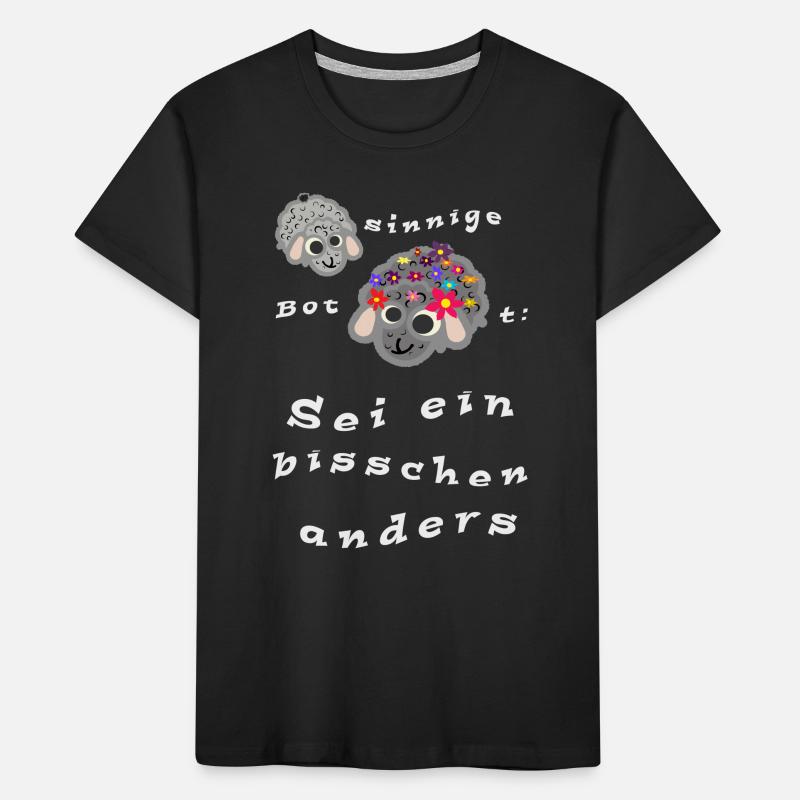 Sei ein bisschen anders Kinder Premium Bio T-Shirt