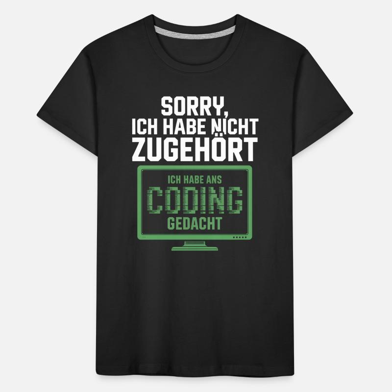 Sorry, I thought coding Kids' Premium Organic T-Shirt