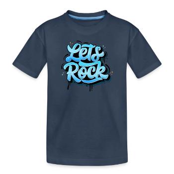 Faisons du rock - T-shirt bio Premium Enfant - bleu marine - Devant