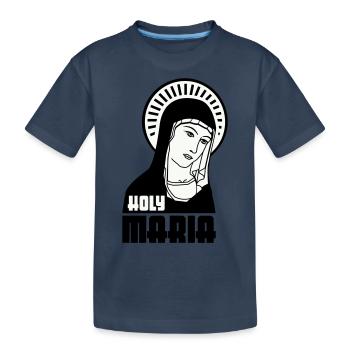 Holy Maria - Kinder Premium Bio T-Shirt - Navy - Vorne