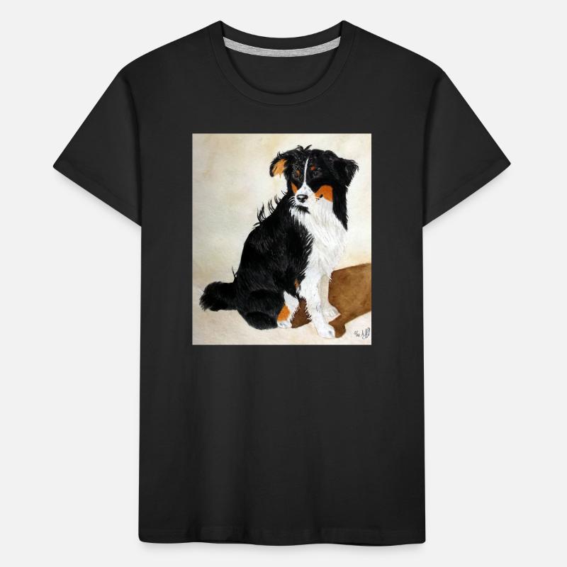Sitzender Aussie Nanouk Kinder Premium Bio T-Shirt