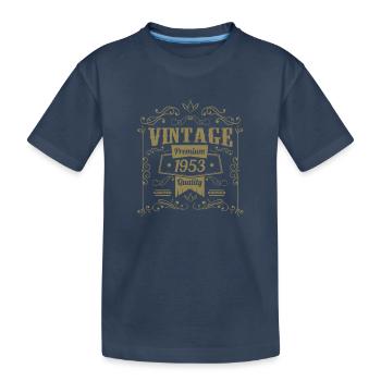 1953 Birthday Sayings 70th Birthday Saying - Kids' Premium Organic T-Shirt - navy - Front