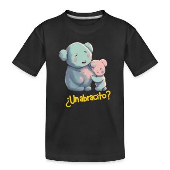 UN CÂLIN ? - T-shirt bio Premium Enfant - noir - Devant