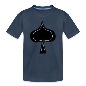 pique - T-shirt bio Premium Enfant - bleu marine - Devant