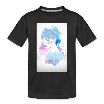 Revolutionize Your World - Kids' Premium Organic T-Shirt - black - Front
