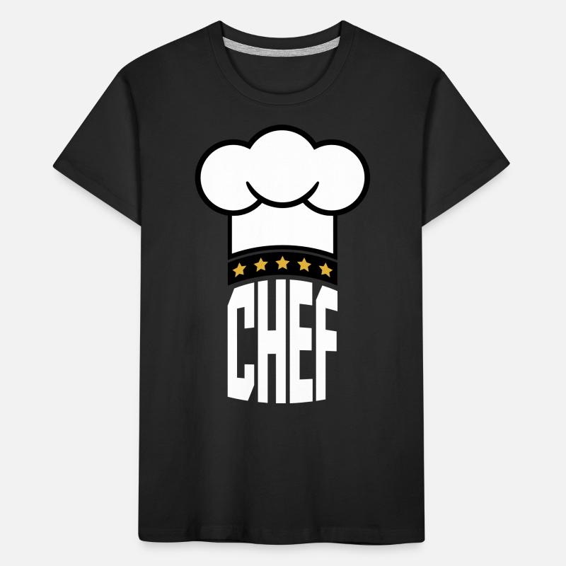 Toque de chef 5 étoiles Le Chef Kitchen Master T-shirt bio Premium Enfant