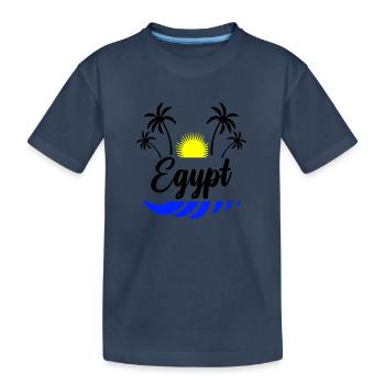 Égypte - T-shirt bio Premium Enfant - bleu marine - Devant
