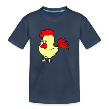 Coq - T-shirt bio Premium Enfant - bleu marine - Devant