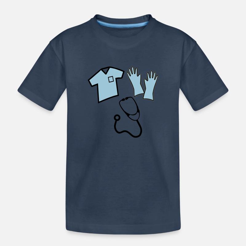 Infirmière - T-shirt bio Premium Enfant - bleu marine