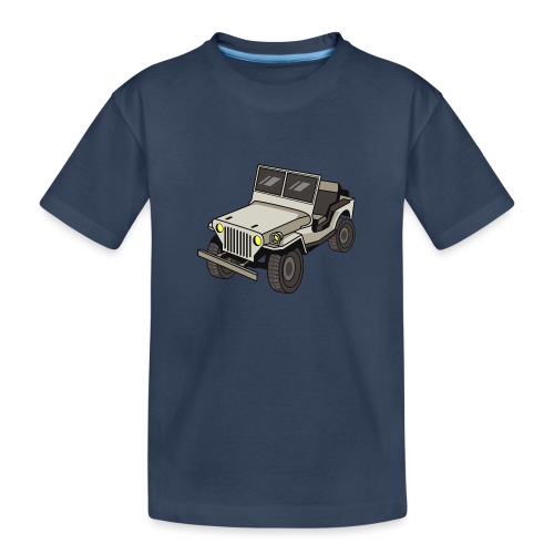 Willys CJ 4X4 Geländewagen Fans - Kinder Premium Bio T-Shirt