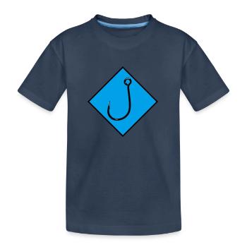 Haken - Kinder Premium Bio T-Shirt - Navy - Vorne