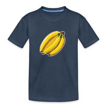 Bananes - T-shirt bio Premium Enfant - bleu marine - Devant