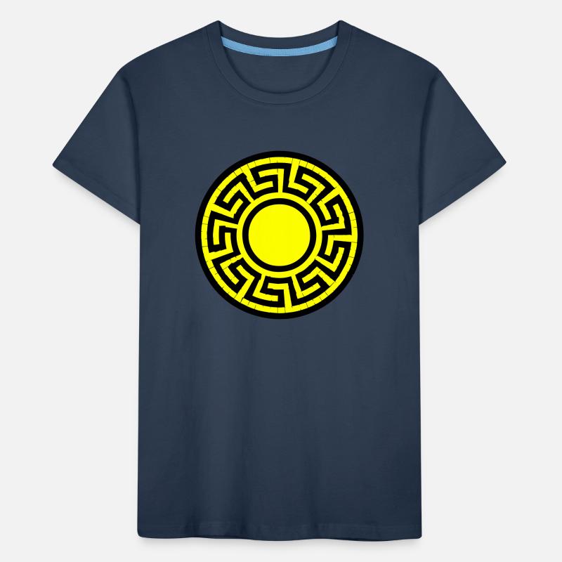 Disk Pattern Kids' Premium Organic T-Shirt
