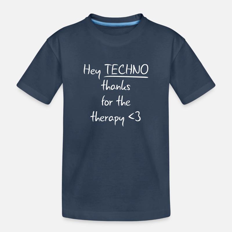 Techno Therapy - Kinder Premium Bio T-Shirt - Navy