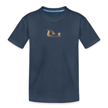 Râleur menuisier T-shirt - T-shirt bio Premium Enfant - bleu marine - Devant