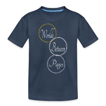 mental getaway literature literary community - Kinder Premium Bio T-Shirt - Navy - Vorne