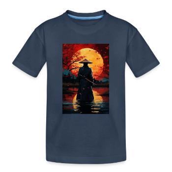 Samouraï - T-shirt bio Premium Enfant - bleu marine - Devant