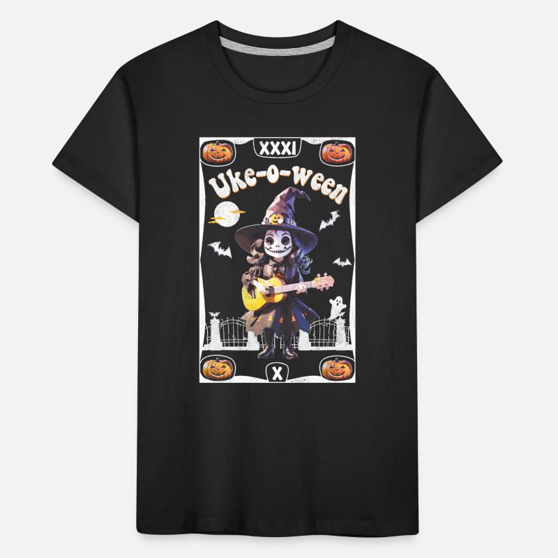 Uke-o-ween Taro Map Kids' Premium Organic T-Shirt