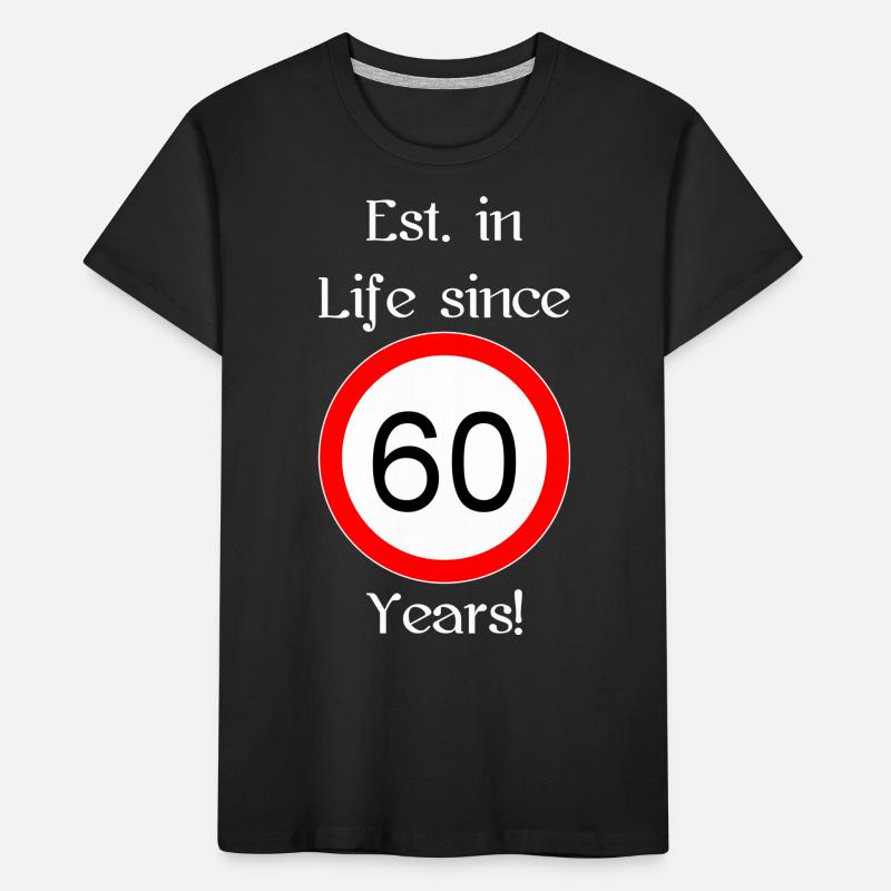 est i l 60 script blanc engl T-shirt bio Premium Enfant