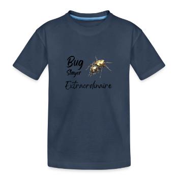 Bug Slayer Extraordinaire - T-shirt bio Premium Enfant - bleu marine - Devant