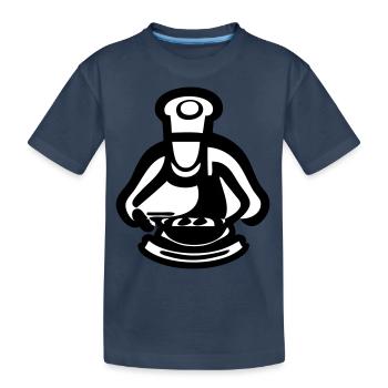 Le Master Chef - T-shirt bio Premium Enfant - bleu marine - Devant