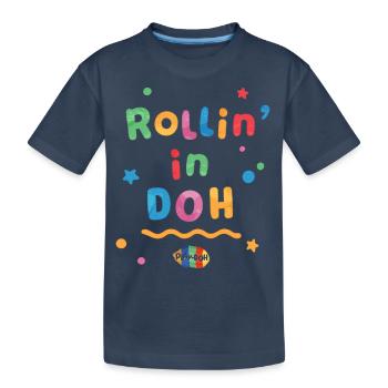 Play-Doh Rollin' In Doh Drôle De Dessin - T-shirt bio Premium Enfant - bleu marine - Devant