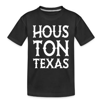 Dallas - Texas - United States of America - USA - Kids' Premium Organic T-Shirt - black - Front