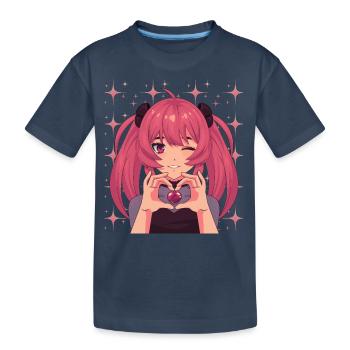 Manga Otaku Anime japonais Cadeau - T-shirt bio Premium Enfant - bleu marine - Devant