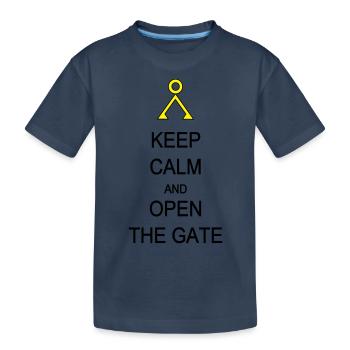 Open the Gate - T-shirt bio Premium Enfant - bleu marine - Devant