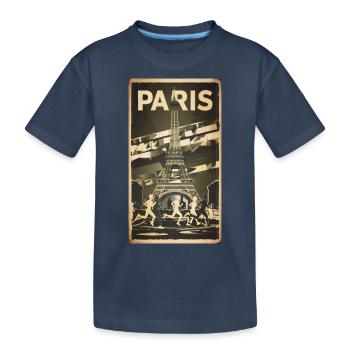 Paris | France | Sports Competition | 2024 | - Kids' Premium Organic T-Shirt - navy - Front