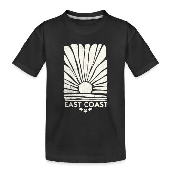 East Coast Sunrise - T-shirt bio Premium Enfant - noir - Devant