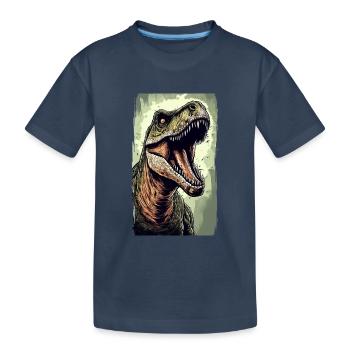 T-Rex - T-shirt bio Premium Enfant - bleu marine - Devant