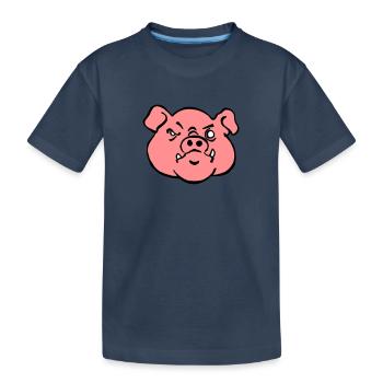 Horror sau - Kinder Premium Bio T-Shirt - Navy - Vorne