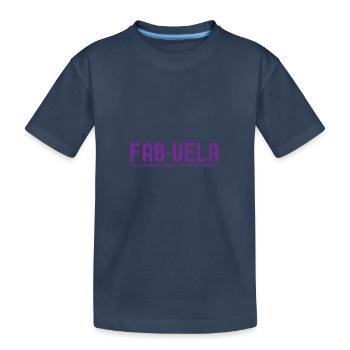 Fabuela - Comme une abuela ordinaire, mais plus fabuleuse - T-shirt bio Premium Enfant - bleu marine - Devant