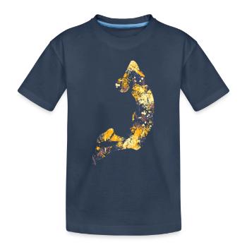 Basket-ball - T-shirt bio Premium Enfant - bleu marine - Devant