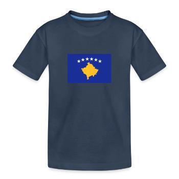 Kosovo - T-shirt bio Premium Enfant - bleu marine - Devant