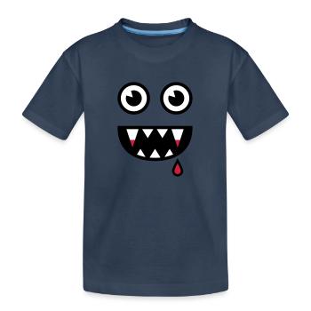 Little Vampire / Little Vampire - Kids' Premium Organic T-Shirt - navy - Front