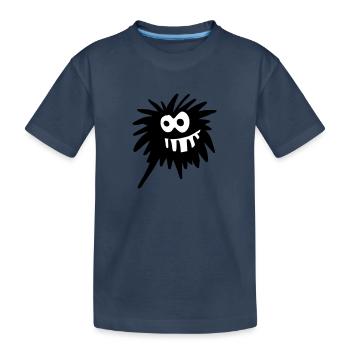 Monstre - T-shirt bio Premium Enfant - bleu marine - Devant