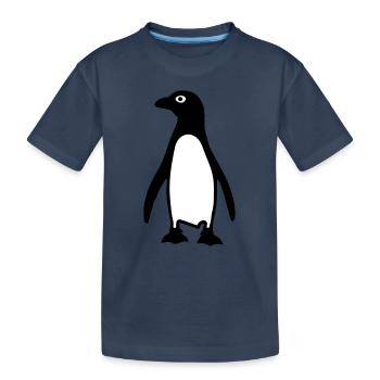 Manchot - T-shirt bio Premium Enfant - bleu marine - Devant