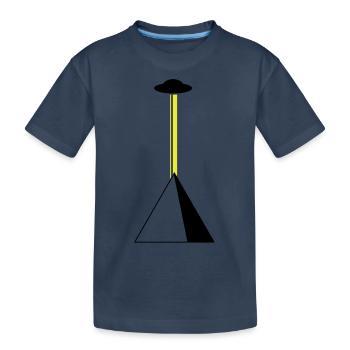 UFO - Kinder Premium Bio T-Shirt - Navy - Vorne