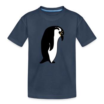 manchot - T-shirt bio Premium Enfant - bleu marine - Devant