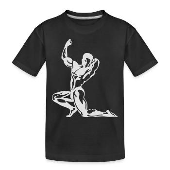 masterfitness_bob - Kids' Premium Organic T-Shirt - black - Front