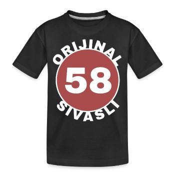 Sivas - Kinder Premium Bio T-Shirt - Schwarz - Vorne